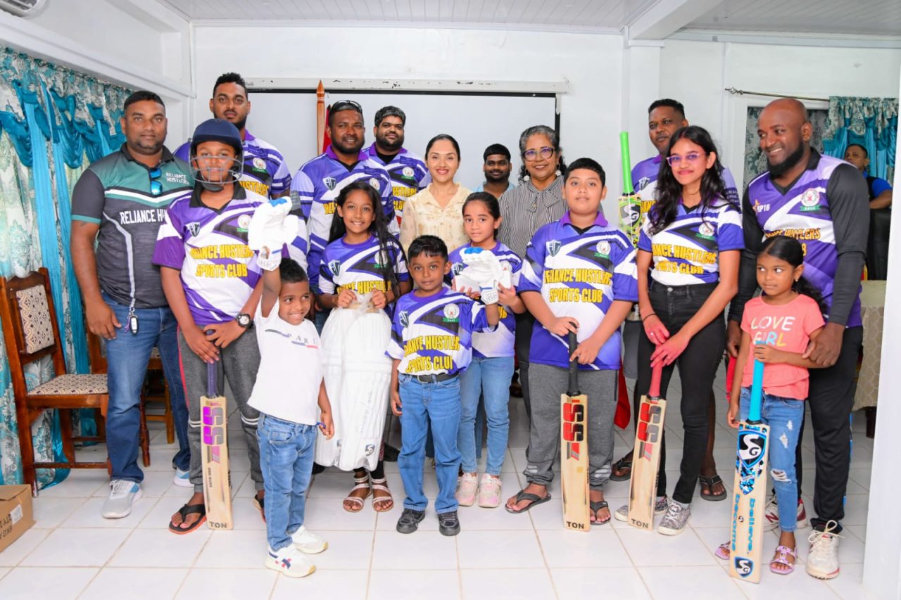 First Lady donates sports gear to Reliance Hustlers Sports Club