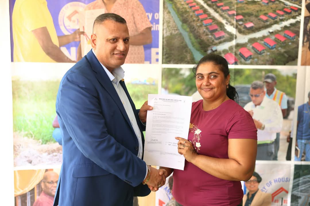 Over 150 Region Two residents receive land titles in housing drive