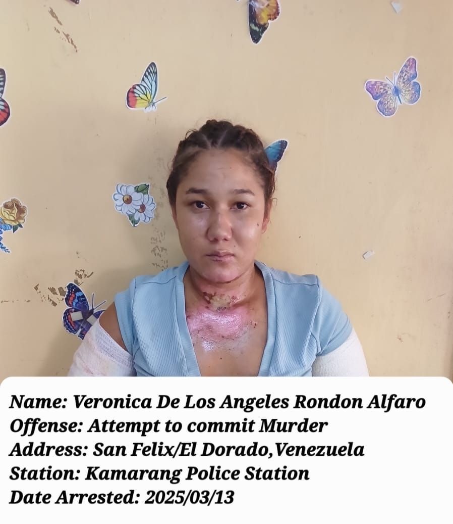 Venezuela woman charged with attempted murder of Guyanese man
