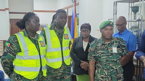 GDF contingent arrives in St. Vincent and the Grenadines