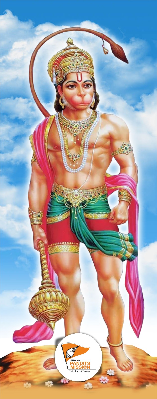 Guyana Pandits Mission extends Hanuman Jayanti greetings   