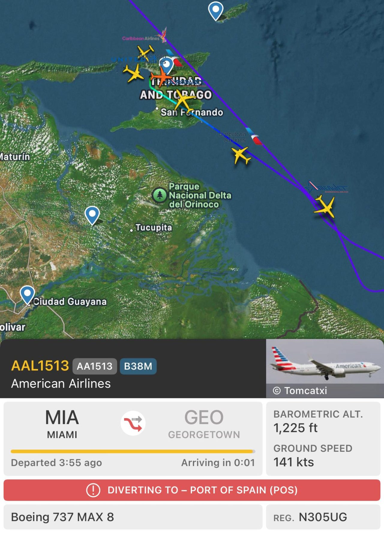 American Airlines flights to Guyana diverted; US cancels visa and American Citizen Services appointments