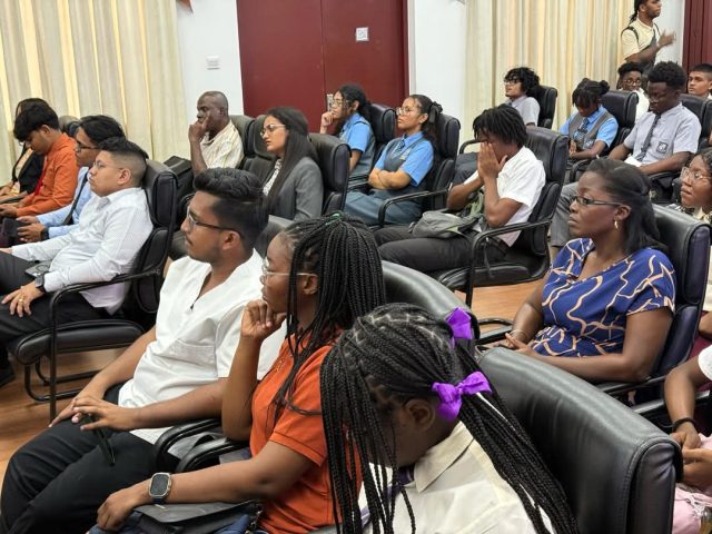Students at the youth engagement forum