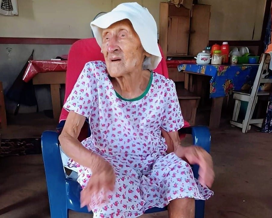 Caroline Atkinson of Aishalton Village turns 100