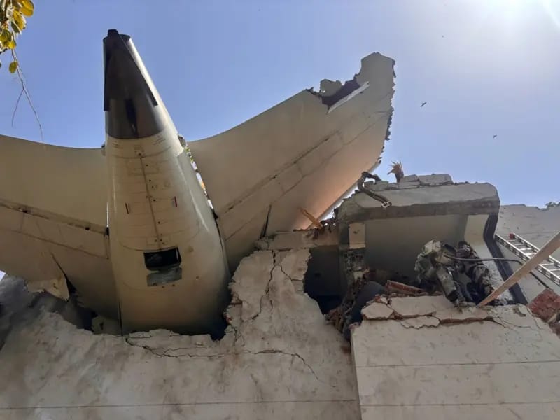 London-bound plane carrying 242 people crashes after take-off in India