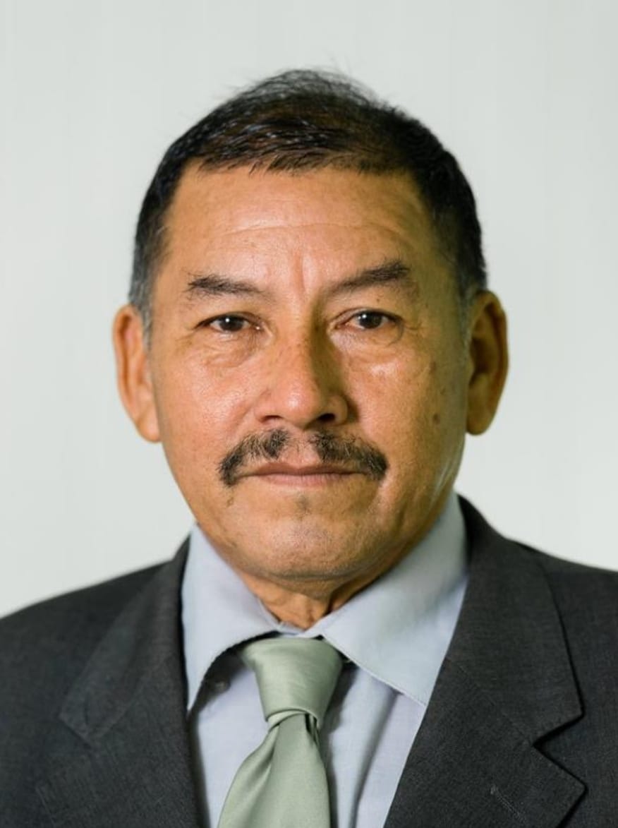 Former coalition government minister Sydney Allicock backs President Ali for second term