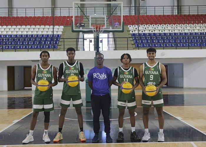 Guyana’s Under-23 3x3 basketball team shows grit in narrow loss
