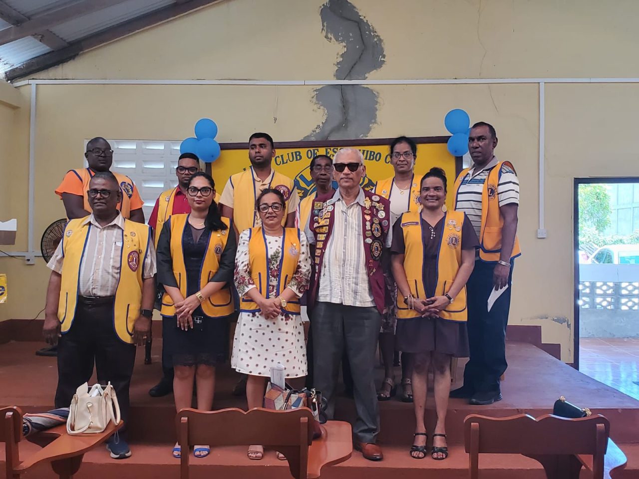 Sabriena Harrychan installed as President of Essequibo Coast Lions Club
