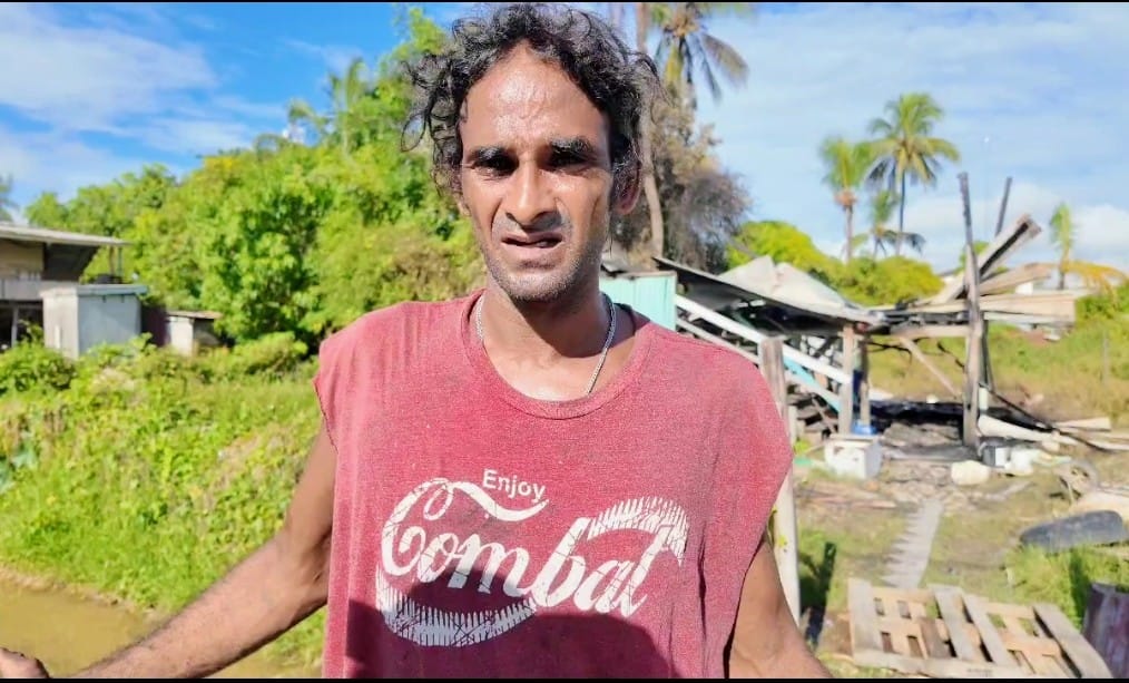 Fire flattens Corentyne home, two left homeless
