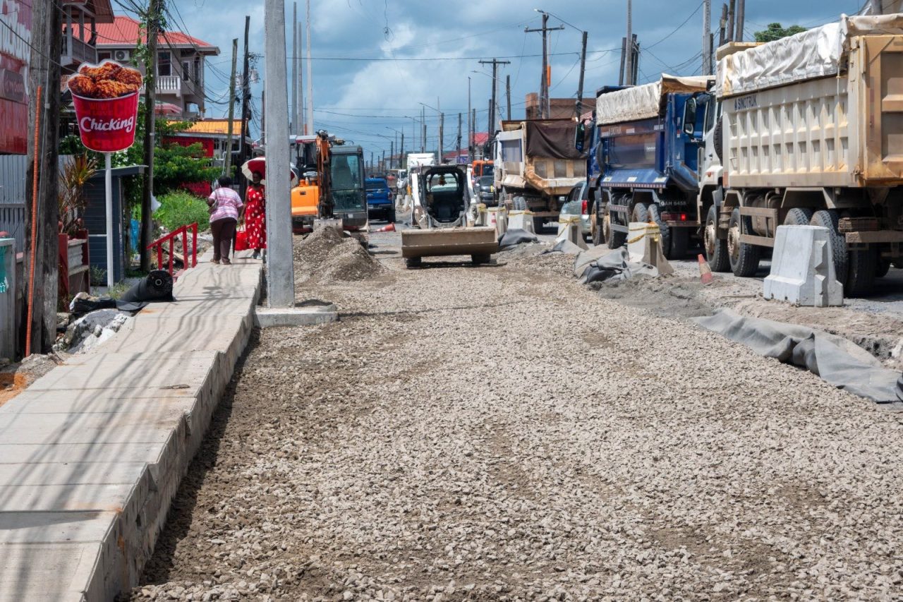 Traffic diversions implemented on East Bank Demerara to ease congestion