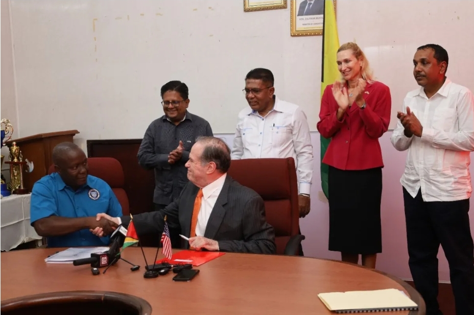 Guyana, Blumberg Grain sign deal to boost food hub, expand agri-tech