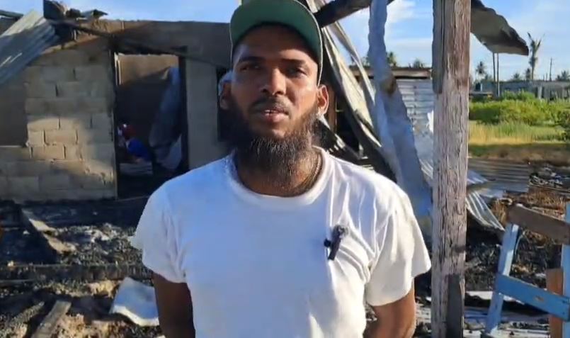 Corentyne family devastated after fire guts home days before move-in