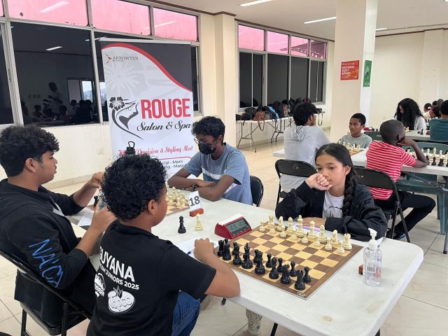 A scene from the championship qualifiers