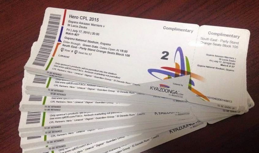 Tickets for Guyana Amazon Warriors home games, CPL playoffs and final now on sale