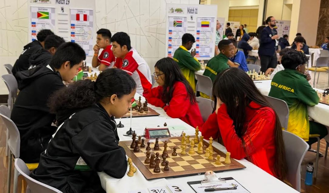 Guyana U-16 chess team returns from Colombia after a creditable performance