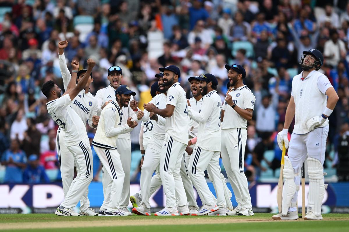 Siraj conjures magic as India wins Oval thriller, level series 2–2