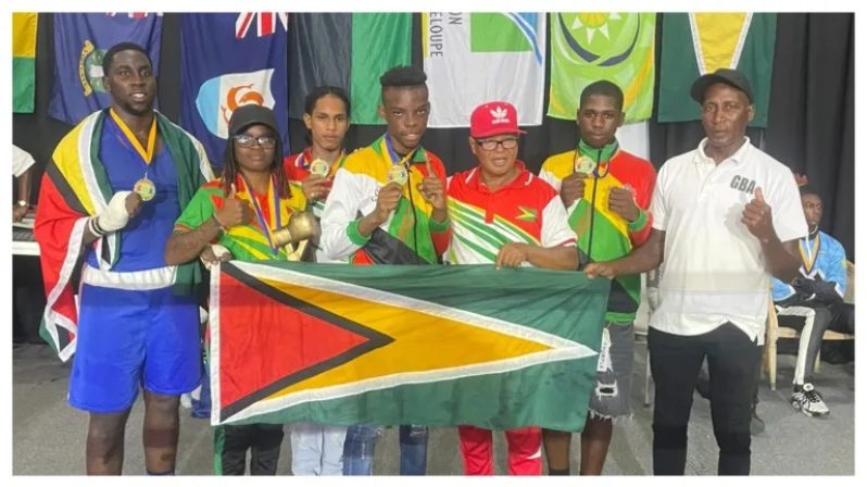 Guyana secures five gold medals at OECS Boxing Championships