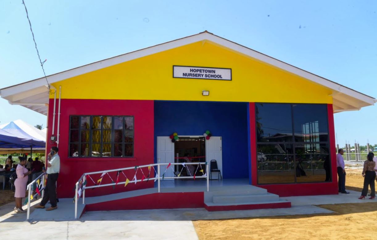 Hopetown, Number 8 villages get new nursery schools