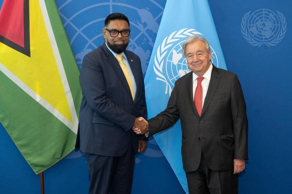 President Ali briefs UN chief on Venezuela border case