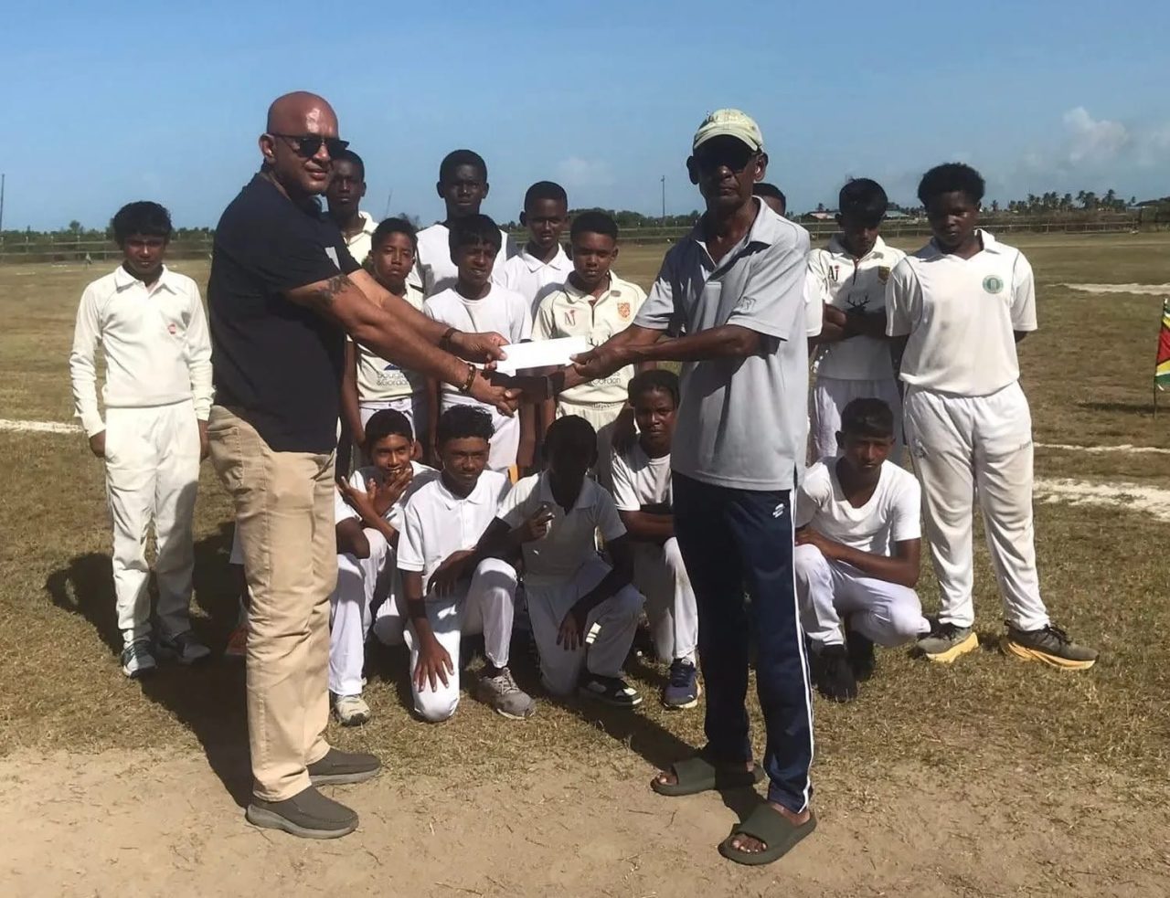 Poonai Pharmacy renews sponsorship of Rose Hall Town youth cricket teams