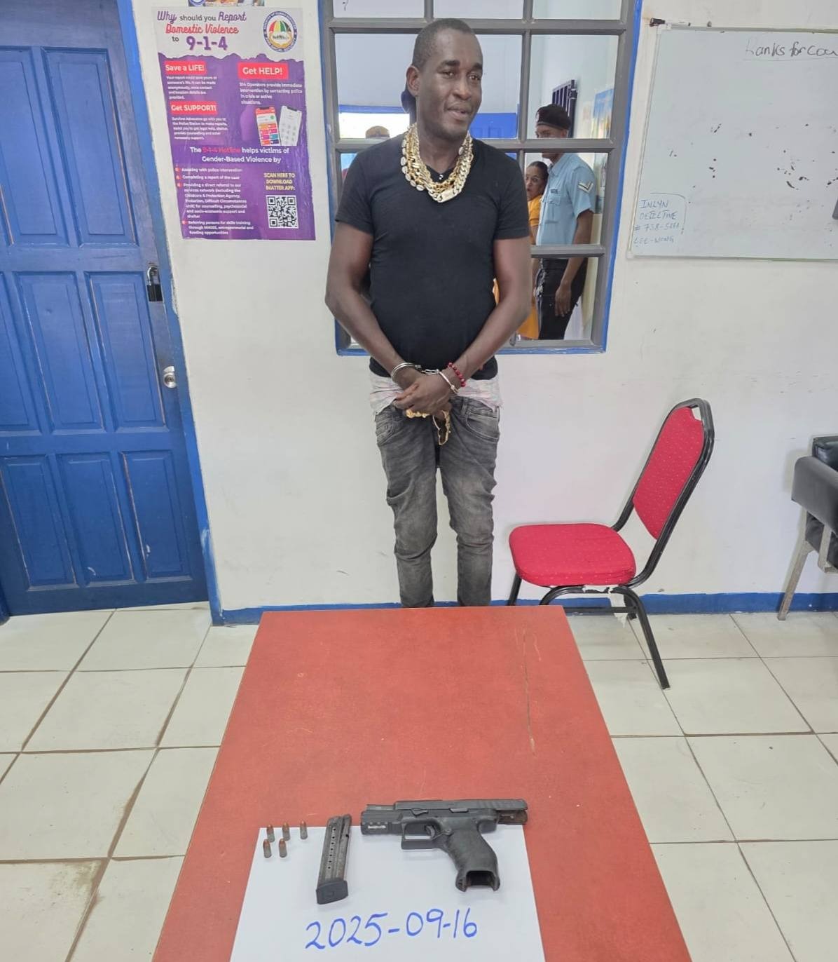 Businessman arrested with unlicensed firearm and ammunition