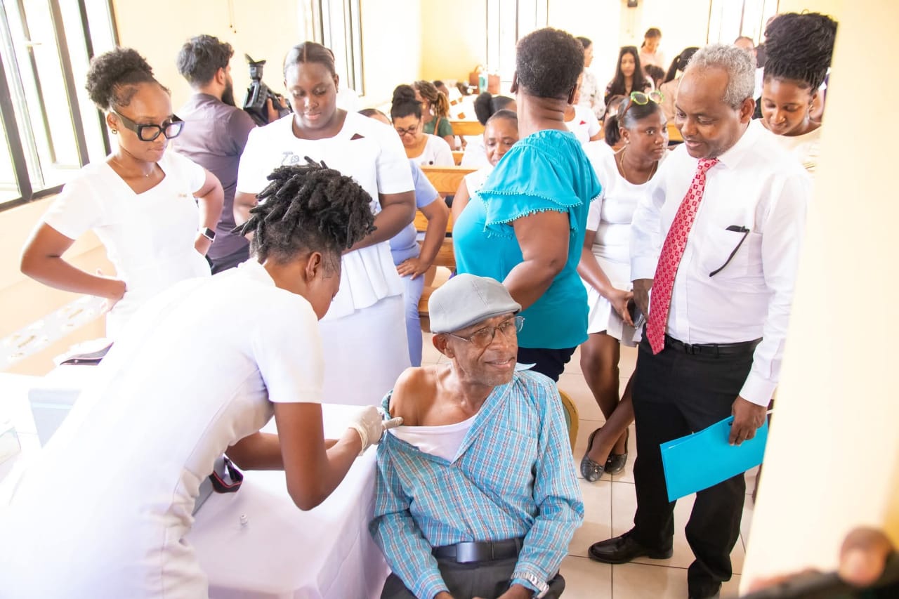 Guyana launches first national influenza vaccination campaign