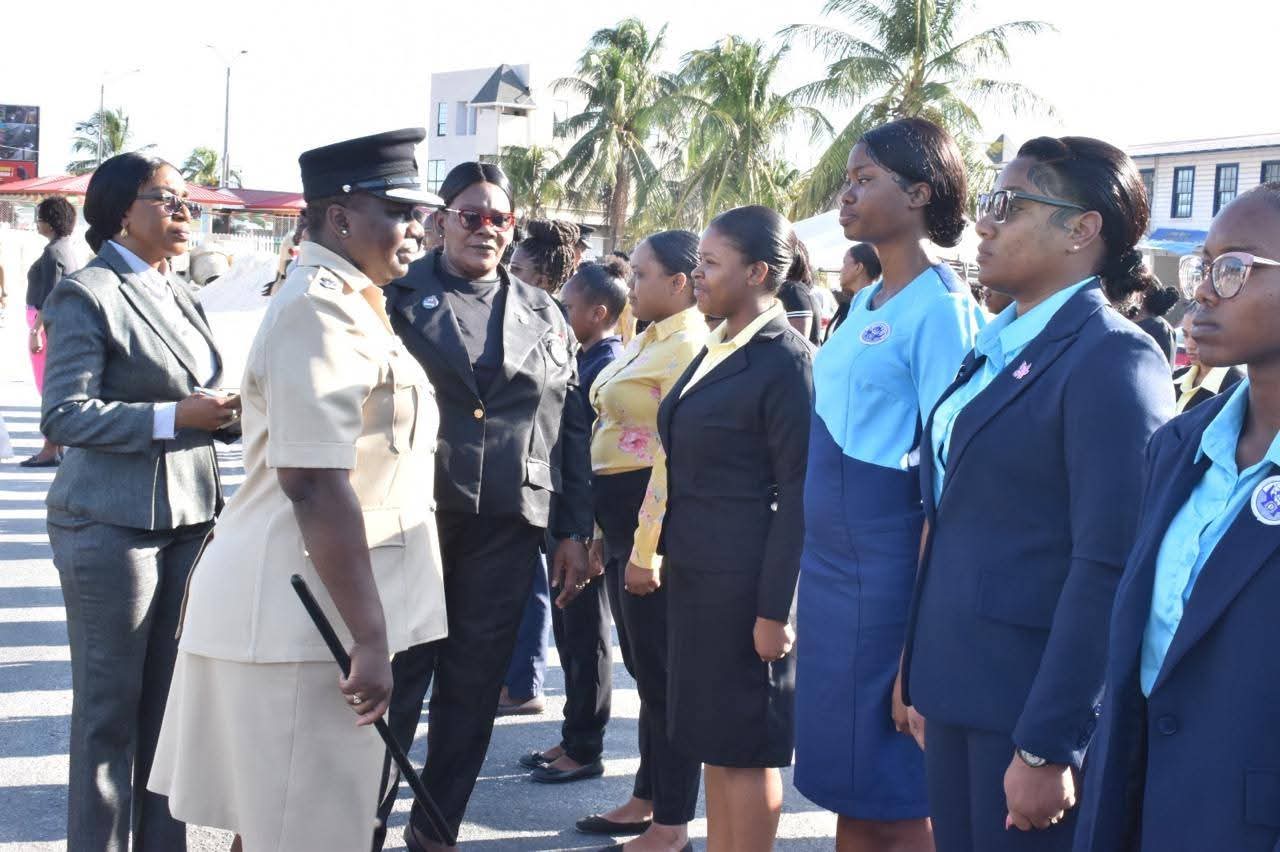 Female ranks of GPF stand tall at GAWP Headquarters Inspection