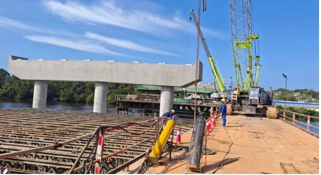 Work on Mackenzie/Wismar Bridge ahead of schedule