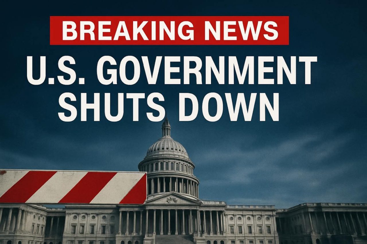 U.S. federal government shuts down after Senate fails to pass funding plans