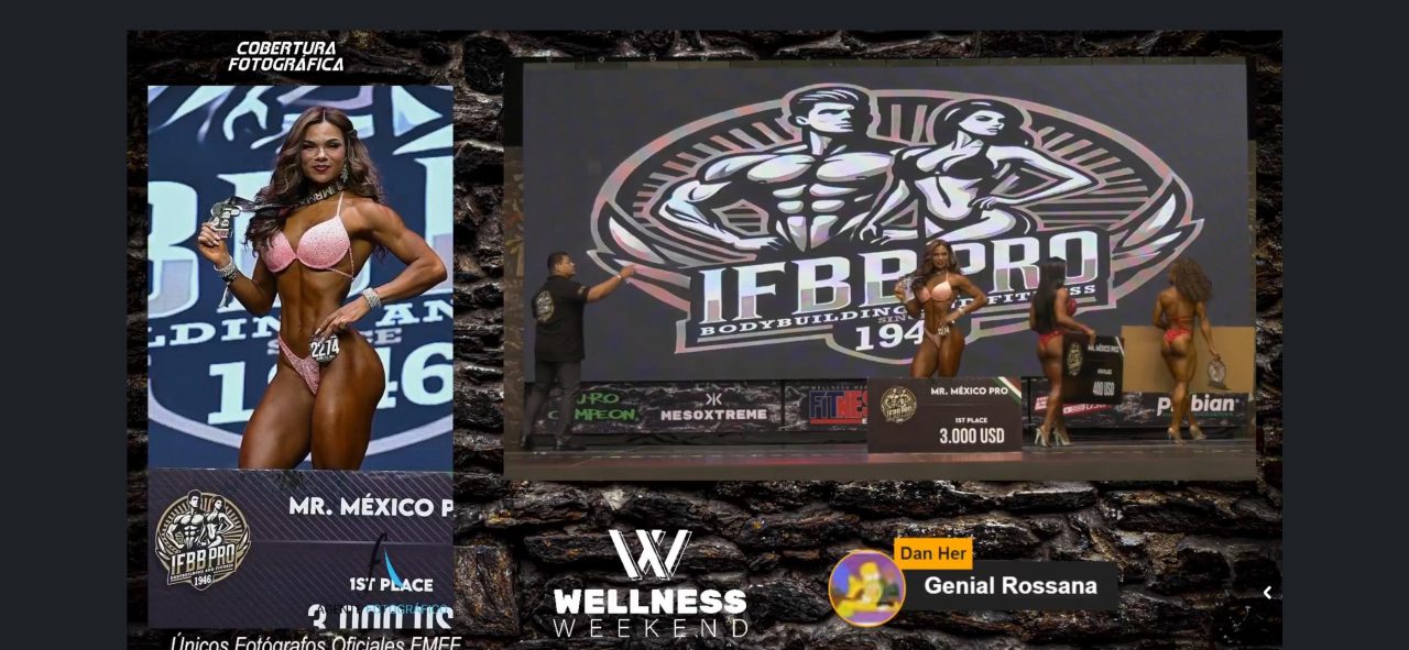 Historic victory for Guyanese Bodybuilder Rosanna Fung at Mexico Pro Show Wellness Weekend