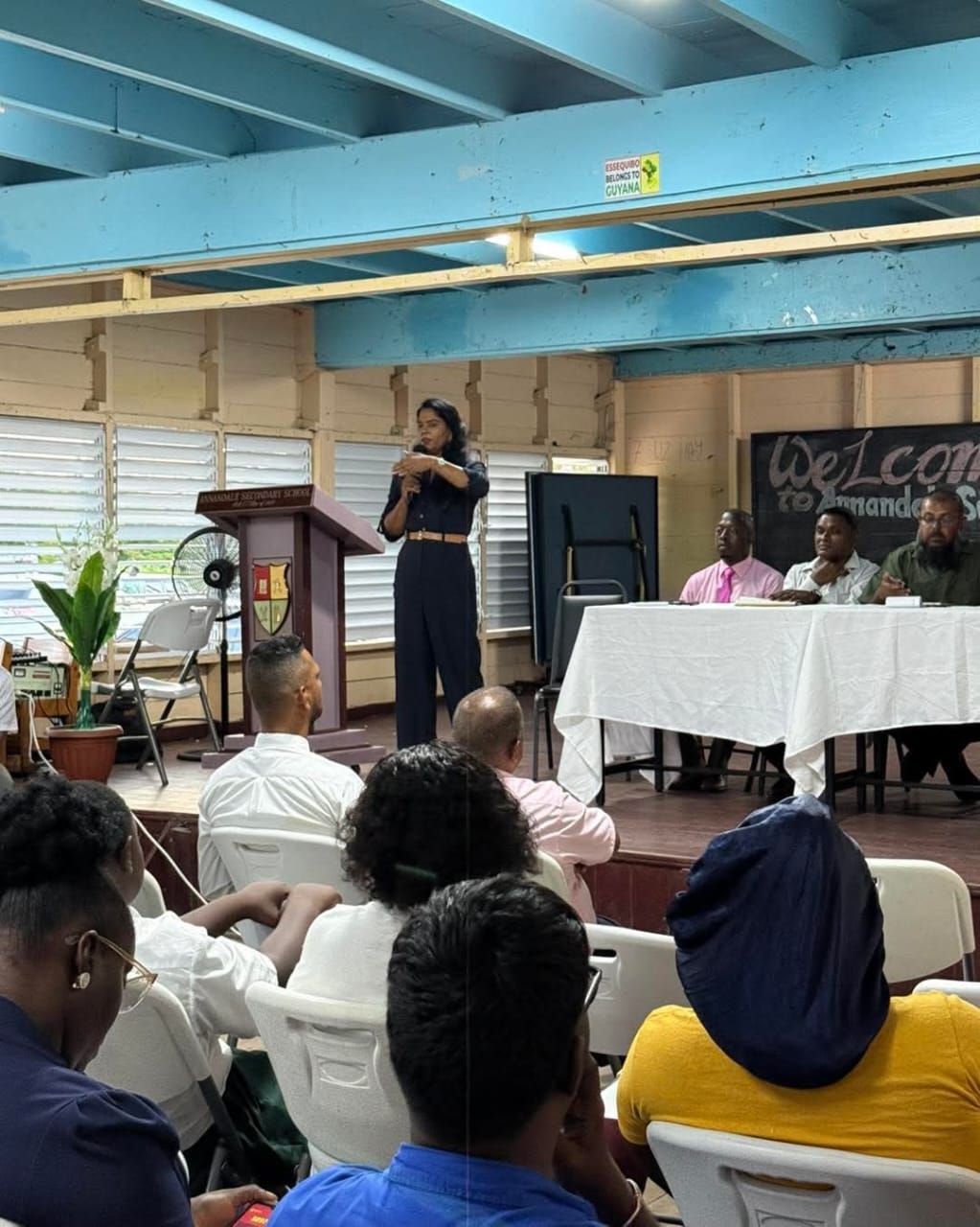 Minister Parag hosts education outreach at Annandale