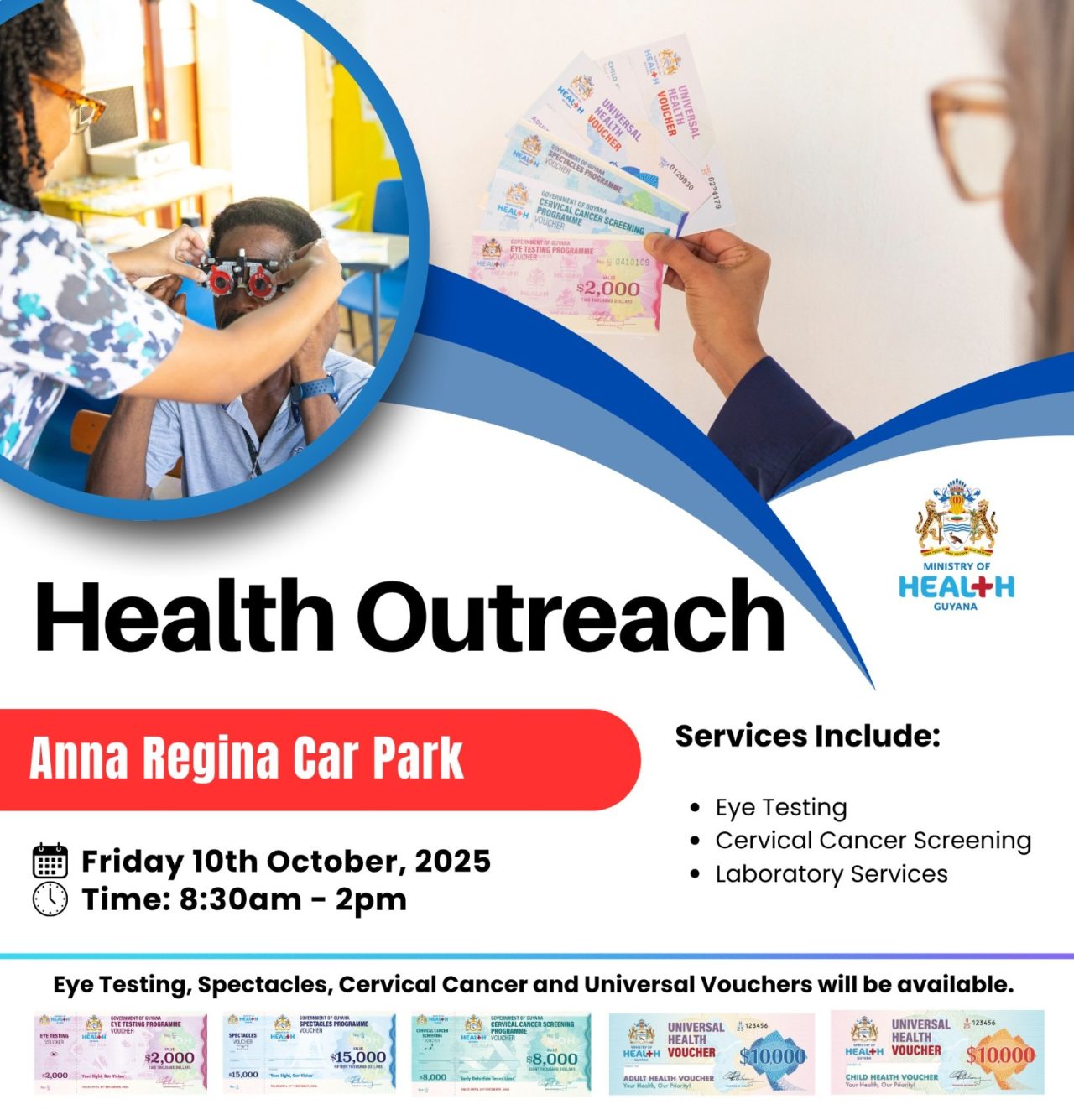 Free health outreach set for Region Two this Friday
