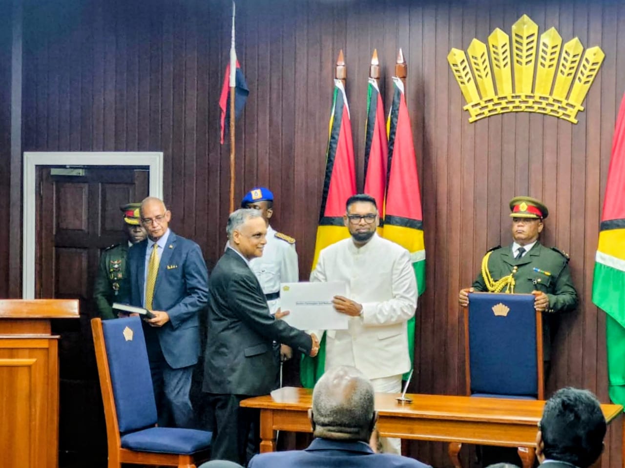Justice Arif Bulkan sworn in as CCJ Judge