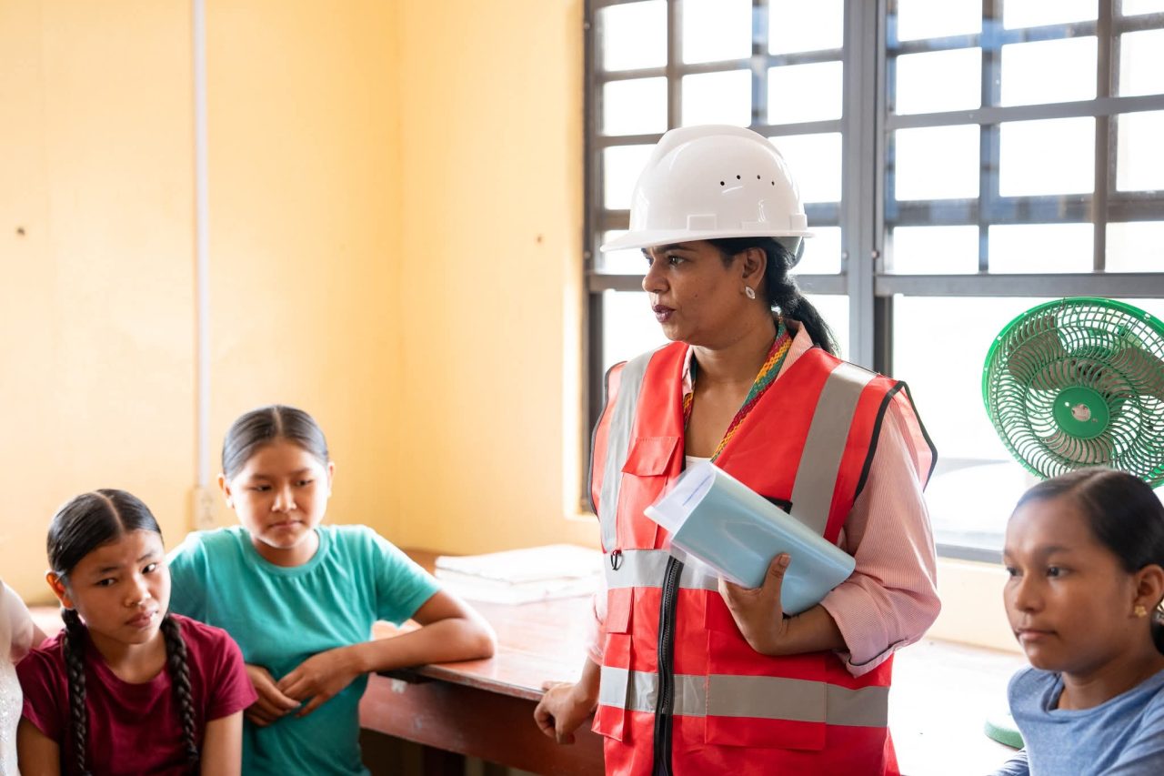 Parag pushes contractor to speed up work on Northwest Secondary dorm to dorms