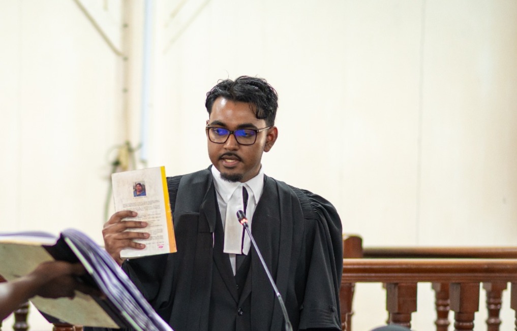 Fenton Budhram admitted to the Bar