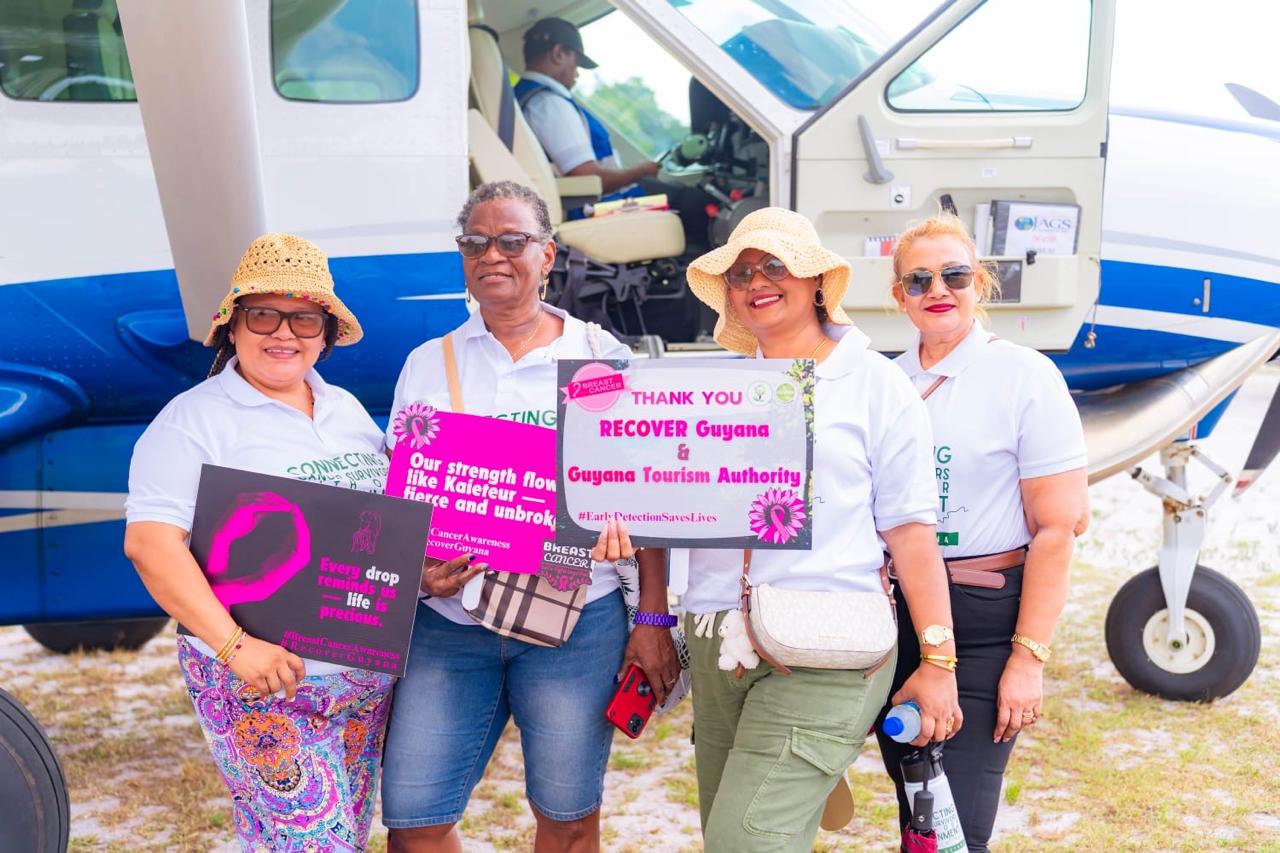 Cancer survivors find renewal, strength during healing journey to Kaieteur Falls