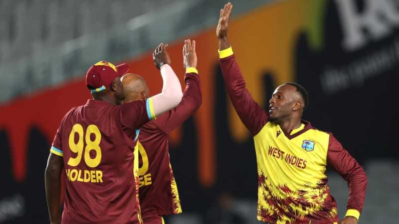 WI win thriller to go 1-0 up despite Mitchell Santner’s late fireworks
