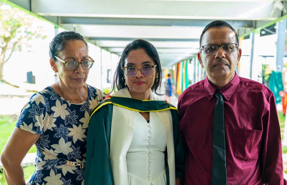 Berbice family celebrates daughter’s architectural achievement at UG’s 59th Convocation
