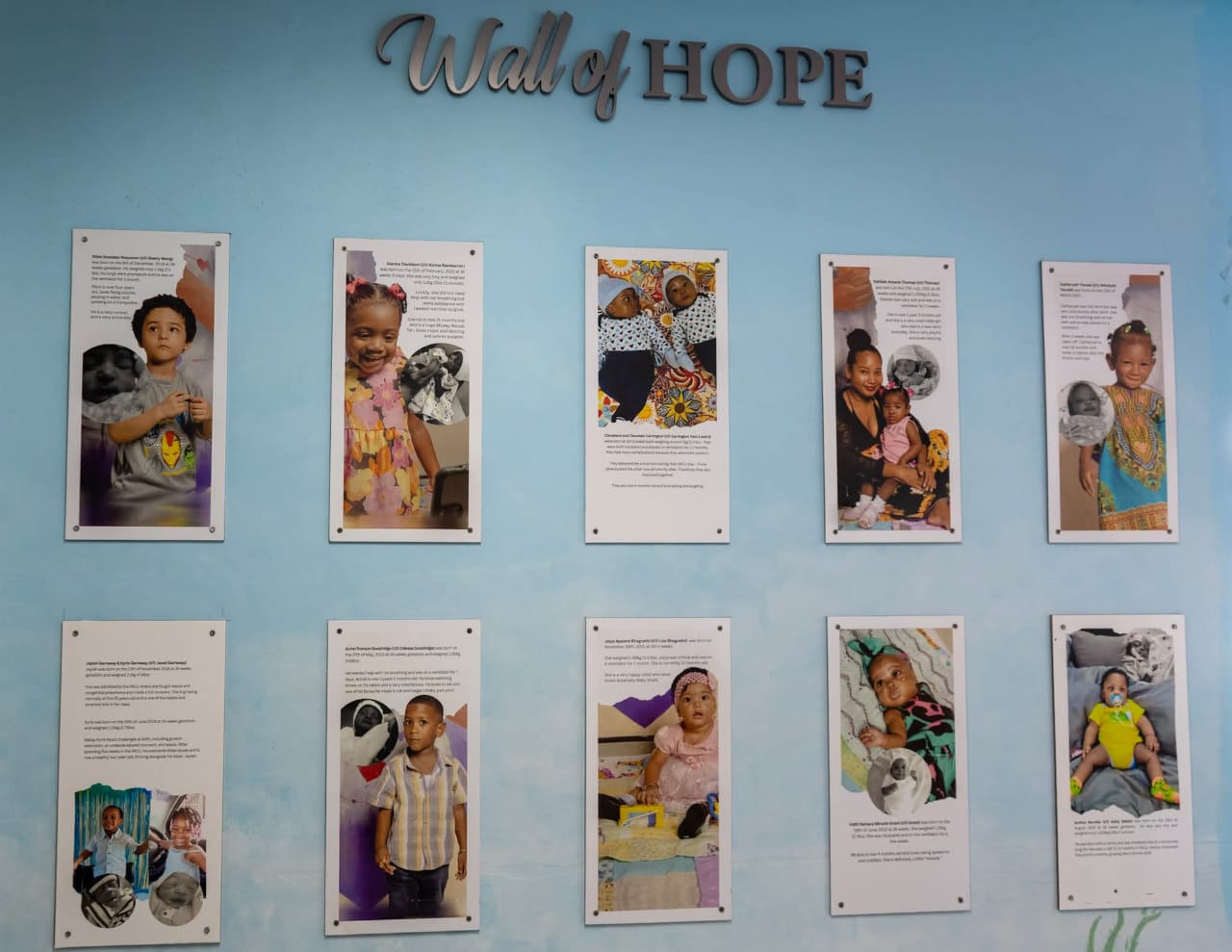 GPHC’s ’Wall of Hope’ celebrates success stories of premature infants