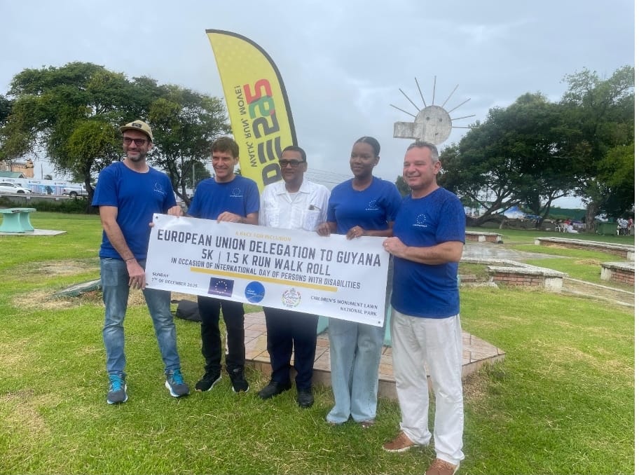 Funds from EU 5KM Walk/Run on Sunday to support Guyana Blind Cricketers Association