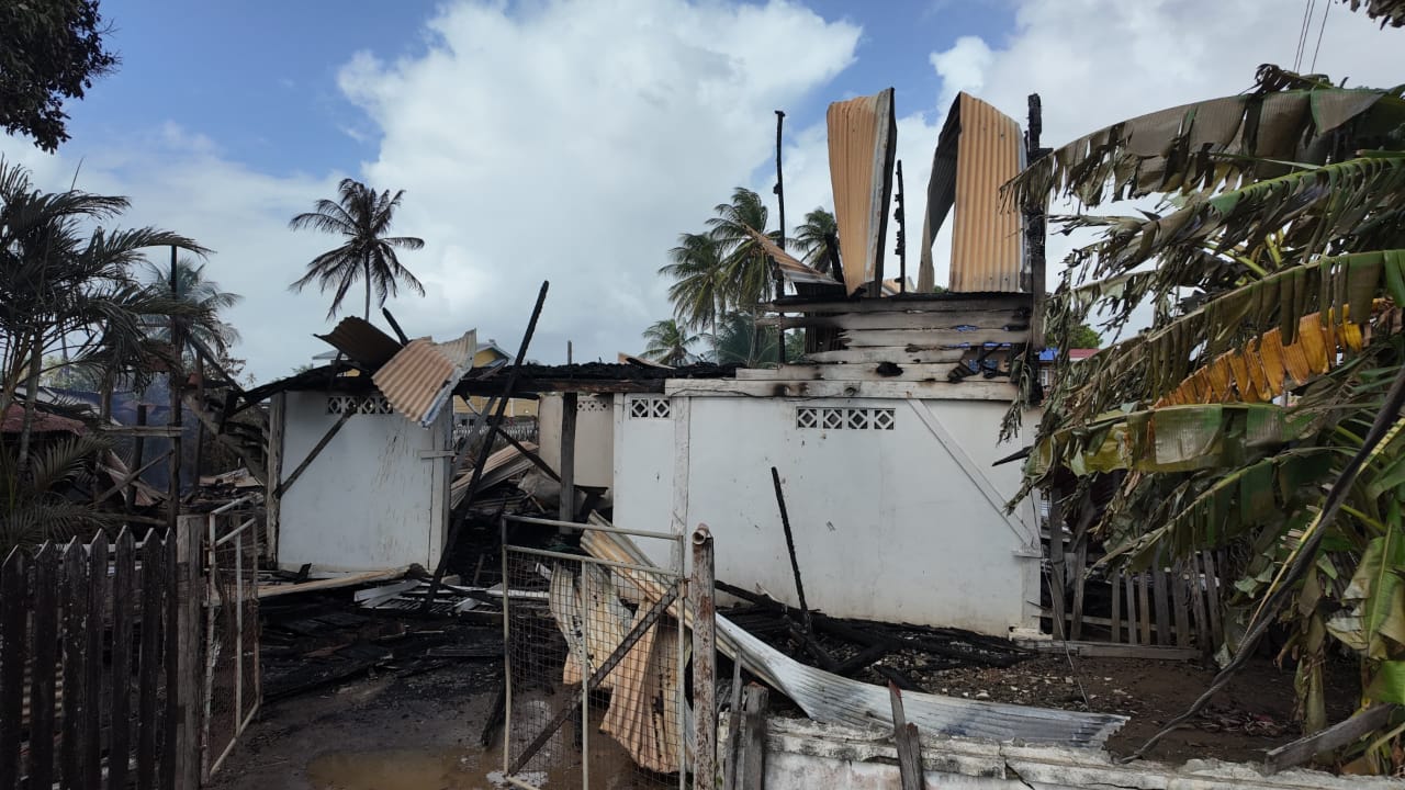 Corentyne house fire: Woman claims prior threats from rejected suitor