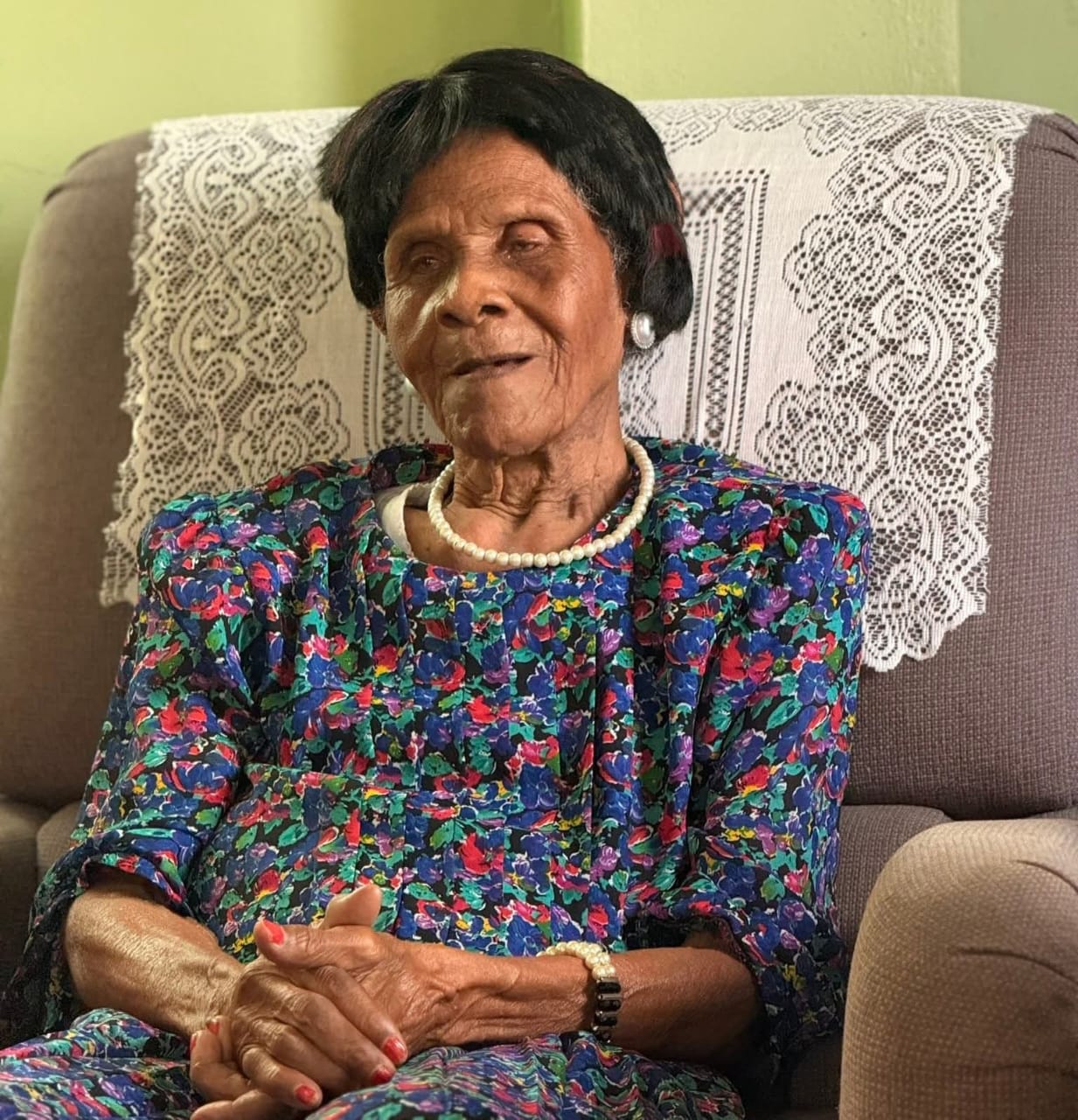 Phillis Stuwart is 100 not out