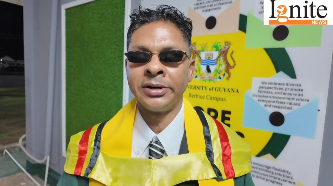 Disability is not inability: Visually impaired graduate from UG Berbice Campus