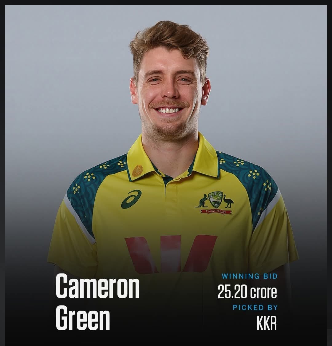 Cameron Green becomes most expensive overseas player; uncapped Indians go big