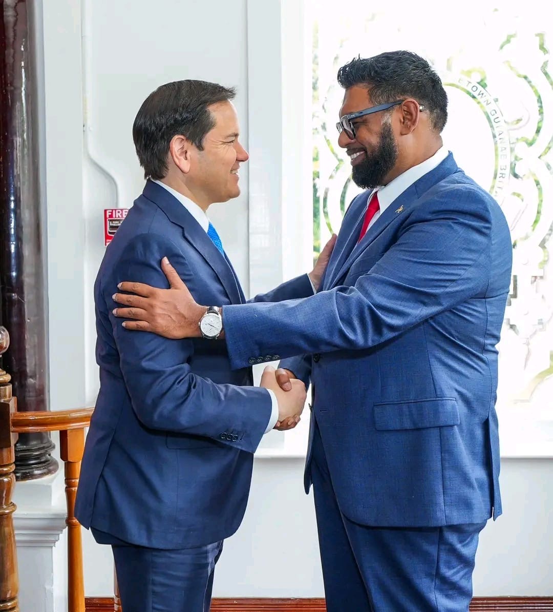 President Ali holds talks with U.S. Secretary Rubio on Venezuela, praises support to combat narco-terrorism, gold smuggling