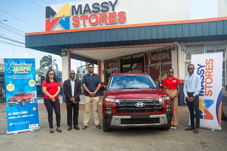 Shane Singh drives away with Hyundai Creta in Massy Christmas Promotion