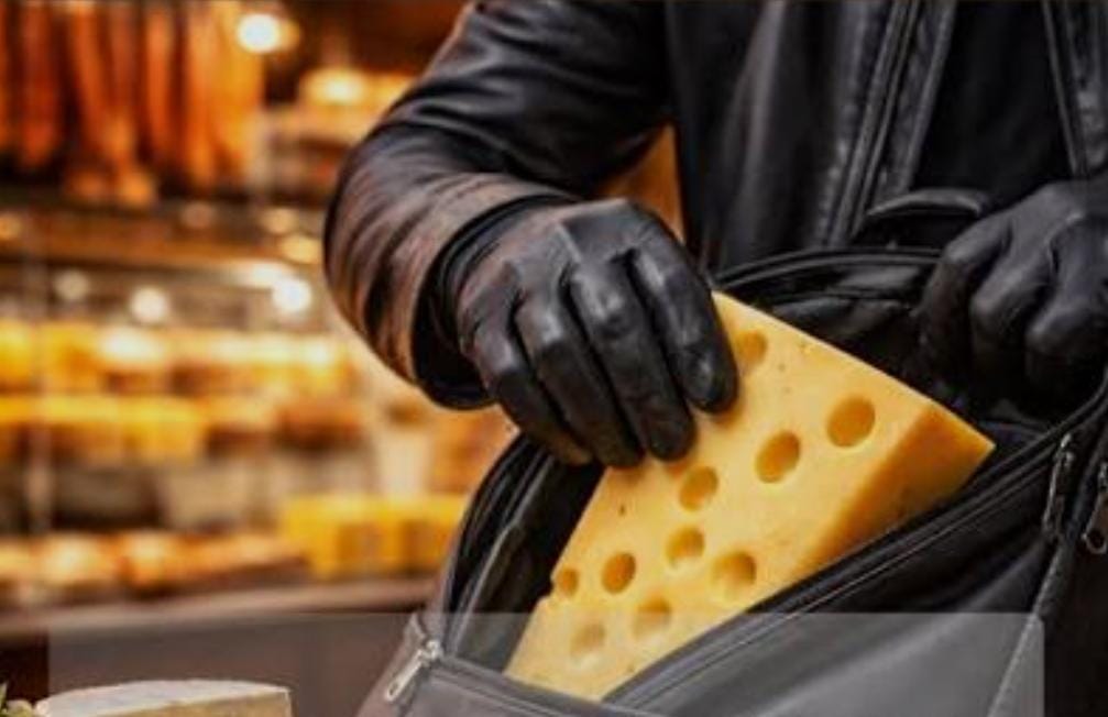 Five detained over cheese theft