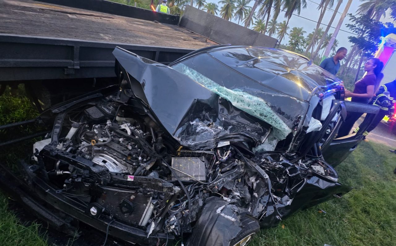 Three hospitalised in West Coast Berbice Accident