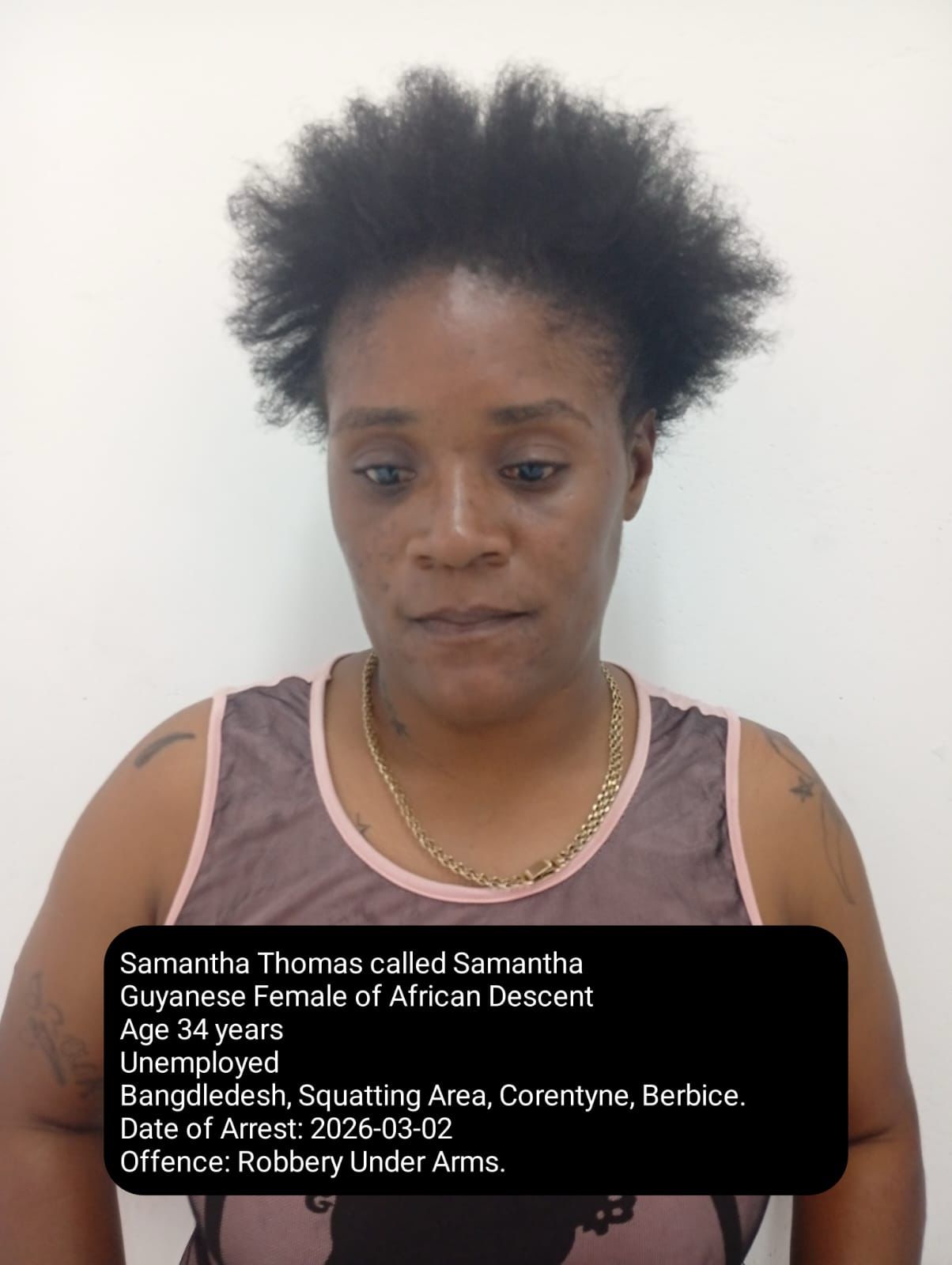 Woman among three remanded over armed robbery at Rose Hall Town supermarket