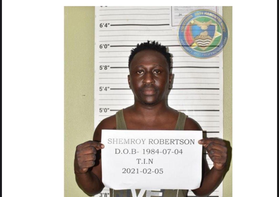 Shemroy Robinson get six years, fined $1.73M for drug trafficking
